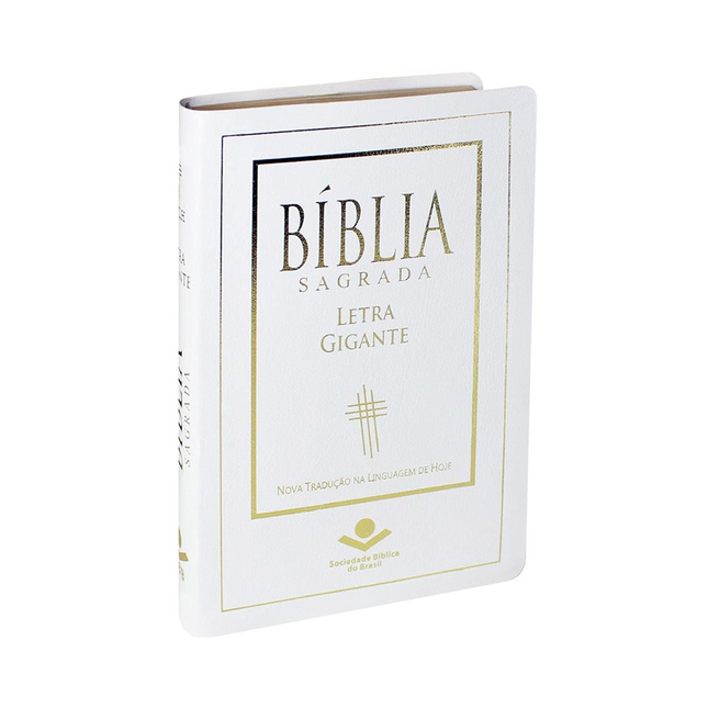 Bíblia Sagrada | Letra Gigante | NTLH | Capa Branca Luxo