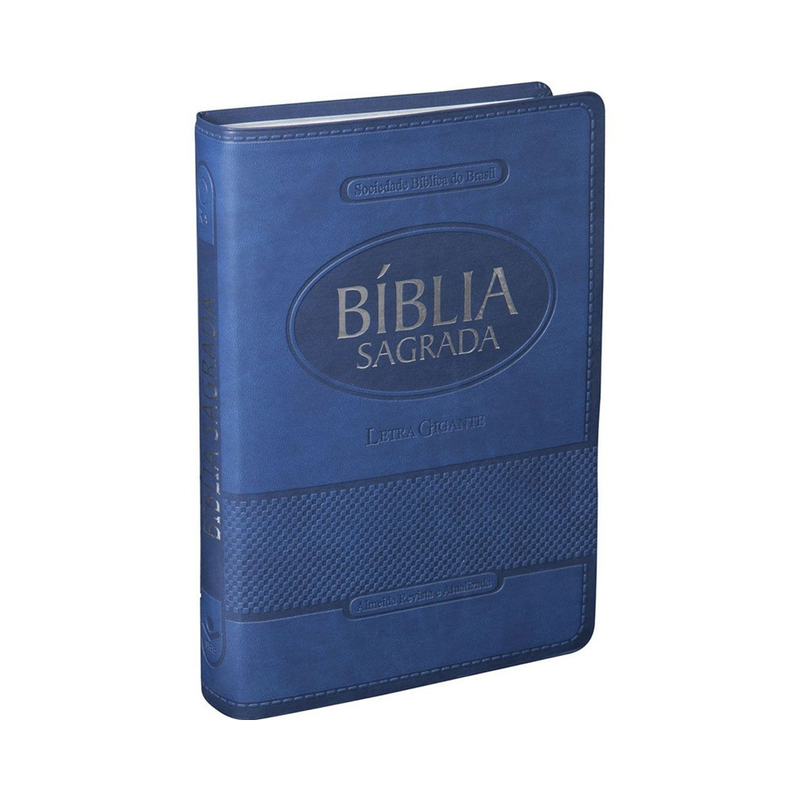 Bíblia Sagrada | Letra Gigante | ARA | Capa Azul Luxo | c/ Índice
