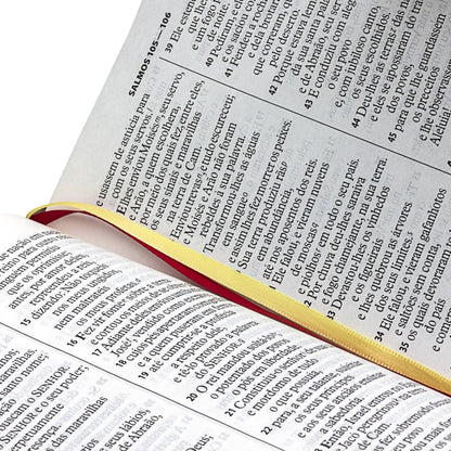 Bíblia Sagrada | Letra Gigante | ARA | Capa Preta Nobre | Notas e Referências C/  Índice