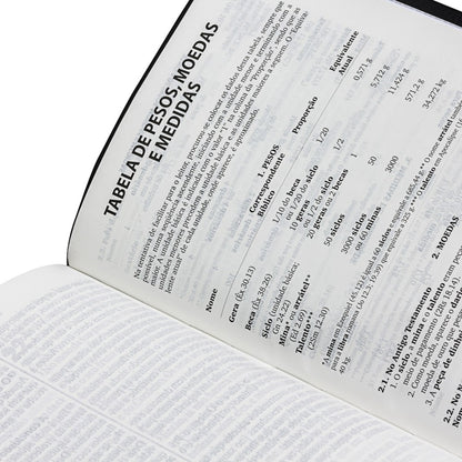 Bíblia Sagrada | Letra Gigante | ARA | Capa Preta Nobre | Notas e Referências C/  Índice