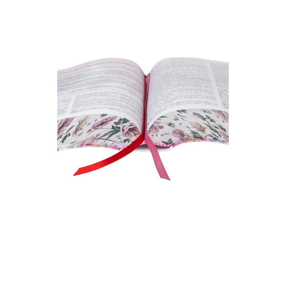 Bíblia Grande da Pregadora Pentecostal S/ Índice | Letra Normal | ARC | Capa Couro Ilustrada