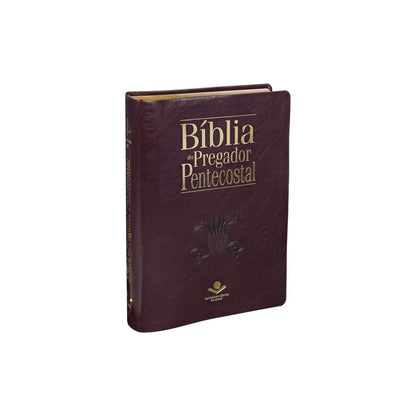 Bíblia do Pregador Pentecostal | Letra Normal | ARC | Capa Vinho Nobre C/ Índice