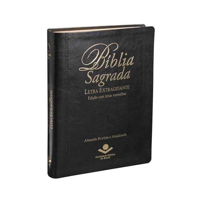 Bíblia Sagrada | Letra Extragigante | ARA | Preta Luxo | c/ Índice
