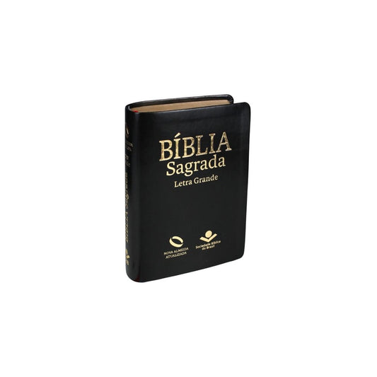 Bíblia Sagrada | NAA | Letra Grande | Capa Preta | c/ Índice