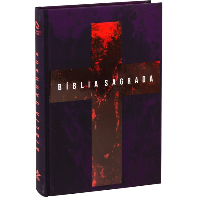 Bíblia Sagrada Cruz | Letra Normal | NAA | Capa Roxa
