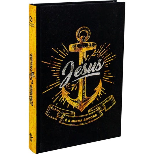 Bíblia Jesus é Minha Ancora | Letra Normal | NAA | Capa Dura