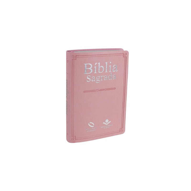 Bíblia Sagrada | Letra Normal | NAA | Capa Rosa Claro