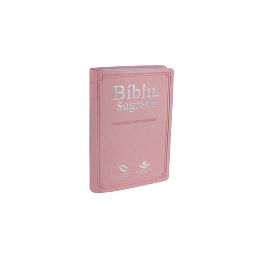 Bíblia Sagrada | Letra Normal | NAA | Capa Rosa Claro
