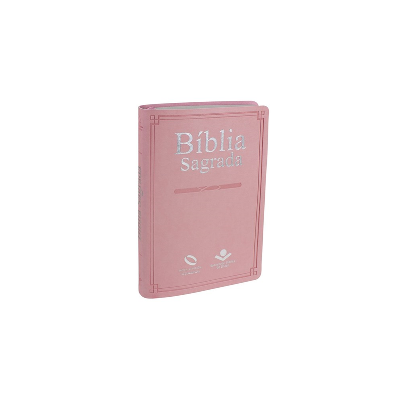 Bíblia Sagrada | Letra Normal | NAA | Capa Rosa Claro