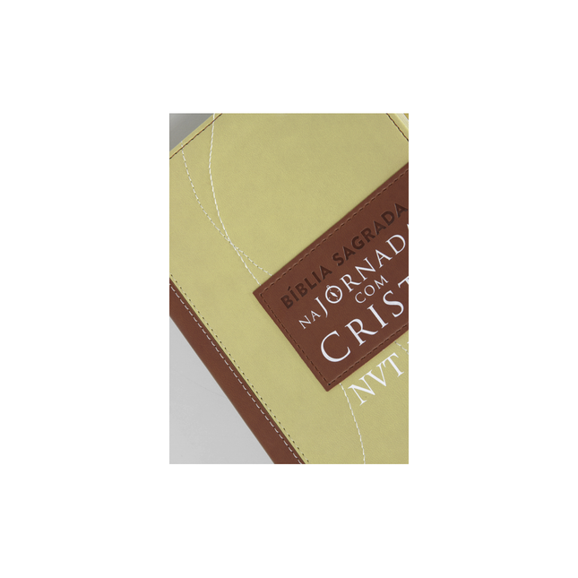 Bíblia Sagrada na Jornada com Cristo | NVT Letra Grande | Capa Marrom
