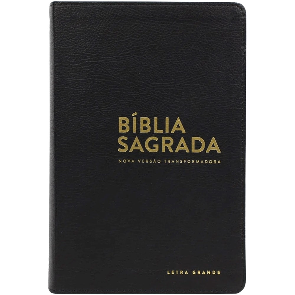 Bíblia Sagrada | NVT Letra Grande | Preta Luxo