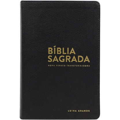 Bíblia Sagrada | NVT Letra Grande | Preta Luxo