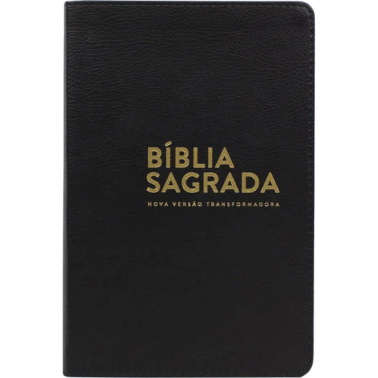 Bíblia Sagrada | NVT Letra Normal | Preta / Luxo
