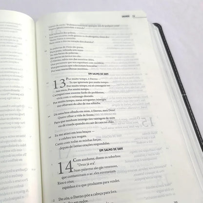 Bíblia A Mensagem | Letra Normal | Capa Luxo Preta