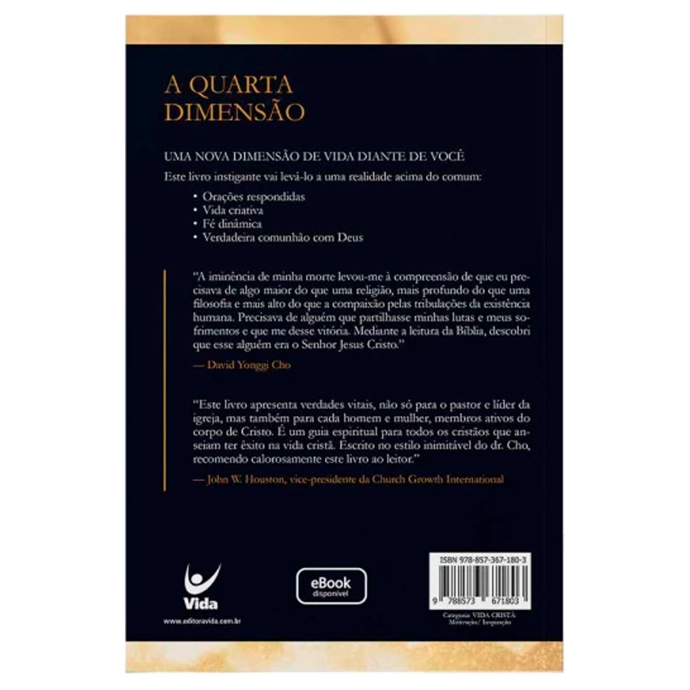A Quarta Dimensão | David Paul Yonggi Cho