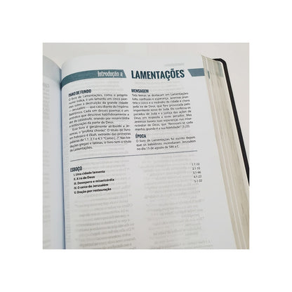 Bíblia Ministerial | NVI Letra Normal | Capa PU Preta