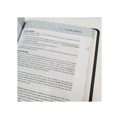 Bíblia Ministerial | NVI Letra Normal | Capa PU Preta