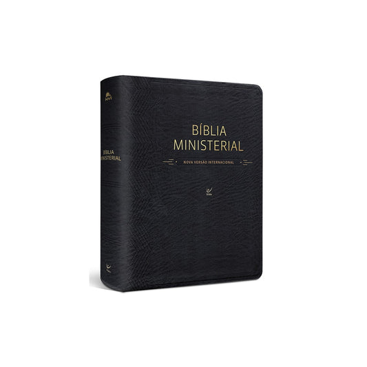 Bíblia Ministerial | NVI Letra Normal | Capa PU Preta