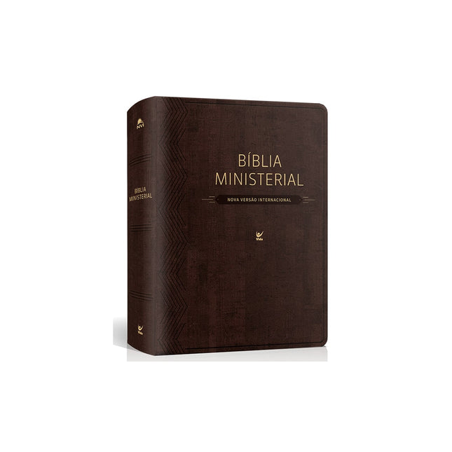 Bíblia Ministerial | NVI Letra Normal | Capa Marrom