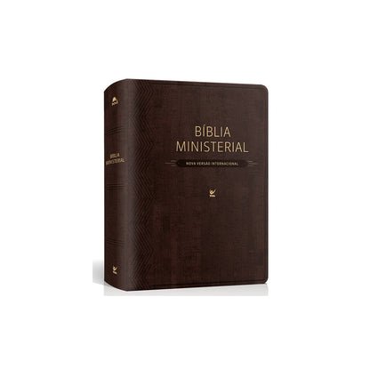 Bíblia Ministerial | NVI Letra Normal | Capa Marrom