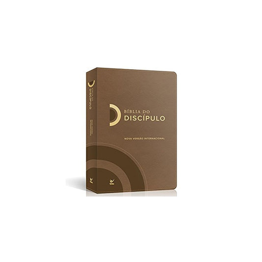 Bíblia do Discipulo | NVI Letra Normal | Luxo Marrom