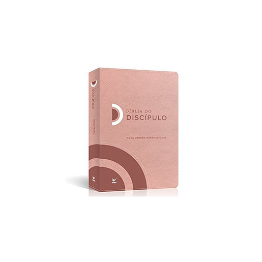Bíblia do Discípulo | NVI Letra Normal | Luxo Rosa