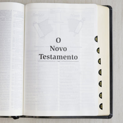 Bíblia Thompson | Letra Grande | Capa Luxo Preta C/ índice