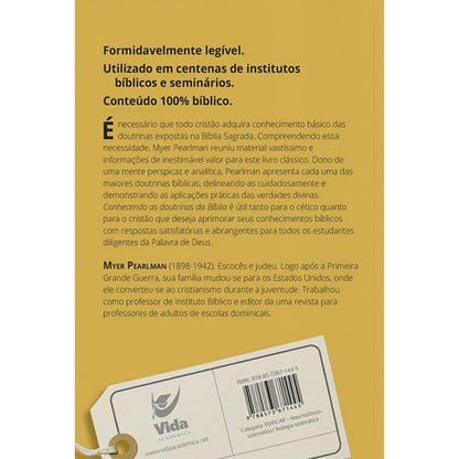 Conhecendo as doutrinas da Bíblia | Myer Pearlman