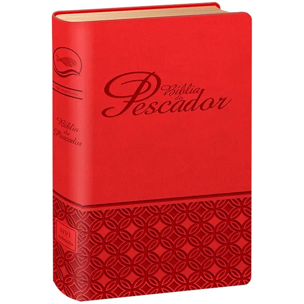 Bíblia do Pescador | Letra Grande | NVI | Capa Vermelha