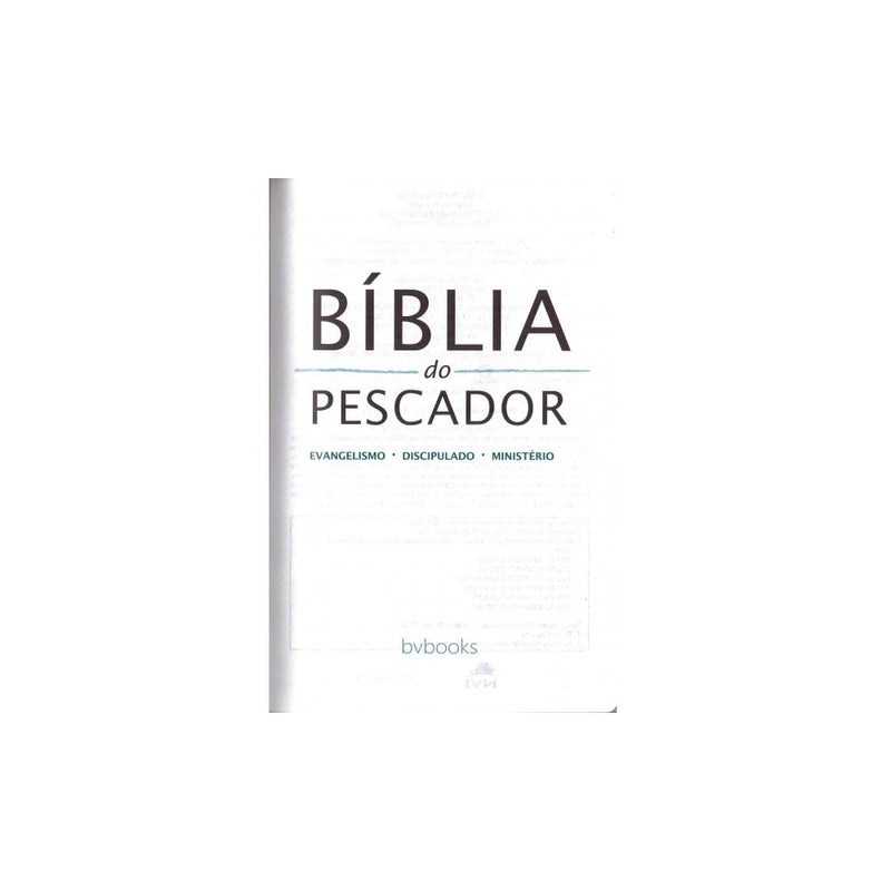Bíblia do Pescador | Letra Grande | NVI | Capa Verde