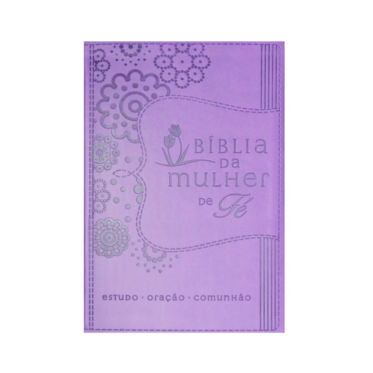 Bíblia da Mulher de Fé | Letra Normal | NVI | Roxa