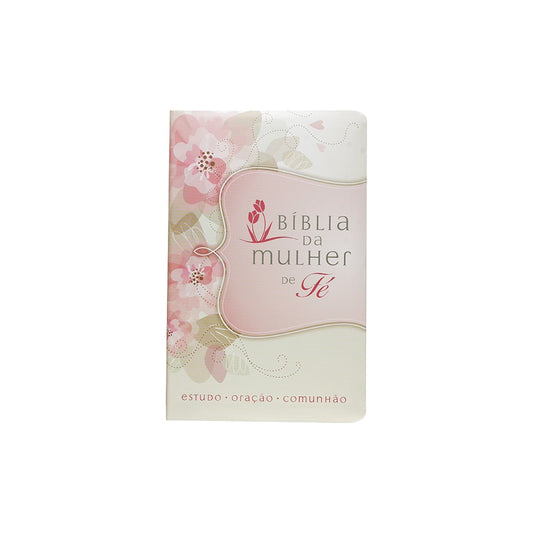 Bíblia da Mulher de Fé | Letra Normal | NVI | Flores