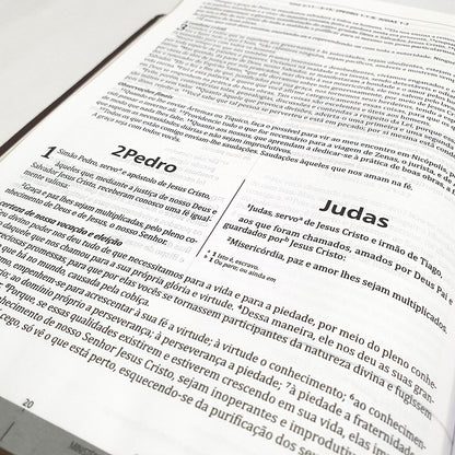 Bíblia de Estudo NVI Integrada | Capa Flexível Marrom