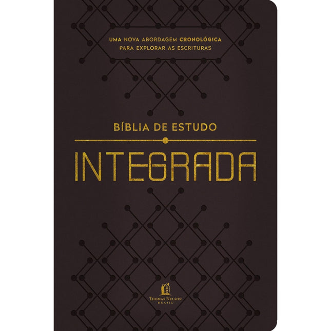 Bíblia de Estudo NVI Integrada | Capa Flexível Marrom