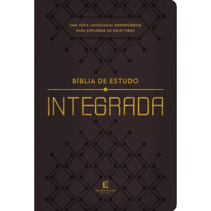 Bíblia de Estudo NVI Integrada | Capa Flexível Marrom