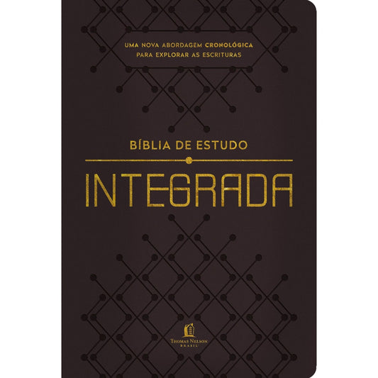 Bíblia de Estudo NVI Integrada | Capa Flexível Marrom