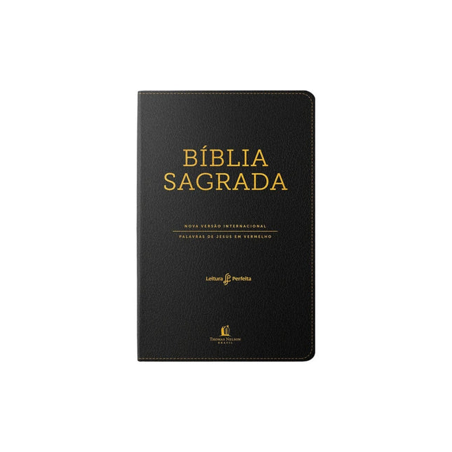 Bíblia Sagrada NVI | Leitura Perfeita | Luxo Preta C/ Índice