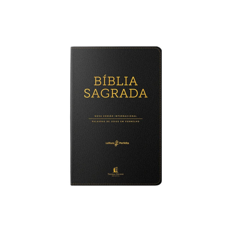 Bíblia Sagrada NVI | Leitura Perfeita | Luxo Preta C/ Índice