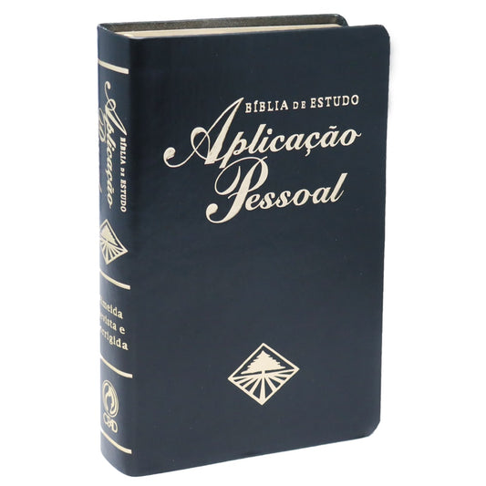 Bíblia de Estudo Aplicação Pessoal Média | Letra Normal ARC | Preto e Dourado