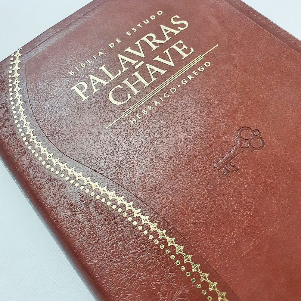 Bíblia de Estudo Palavras Chave | Letra Normal | ARC | Marrom