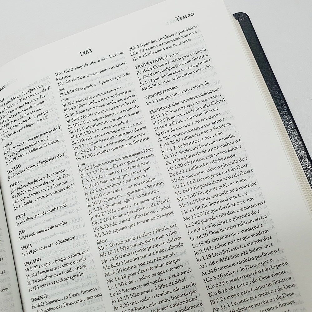 Bíblia de Estudo Palavras Chave | Letra Normal | ARC | Marrom