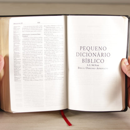 Bíblia do Obreiro Aprovado | ARC | Harpa Avivada | Capa Luxo Preta