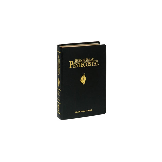 Bíblia de Estudo Pentecostal Grande | Letra Normal | ARC | Preta Luxo
