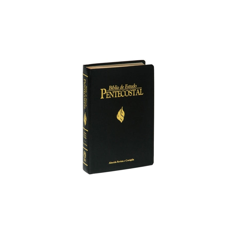Bíblia de Estudo Pentecostal Grande | Letra Normal | ARC | Preta Luxo