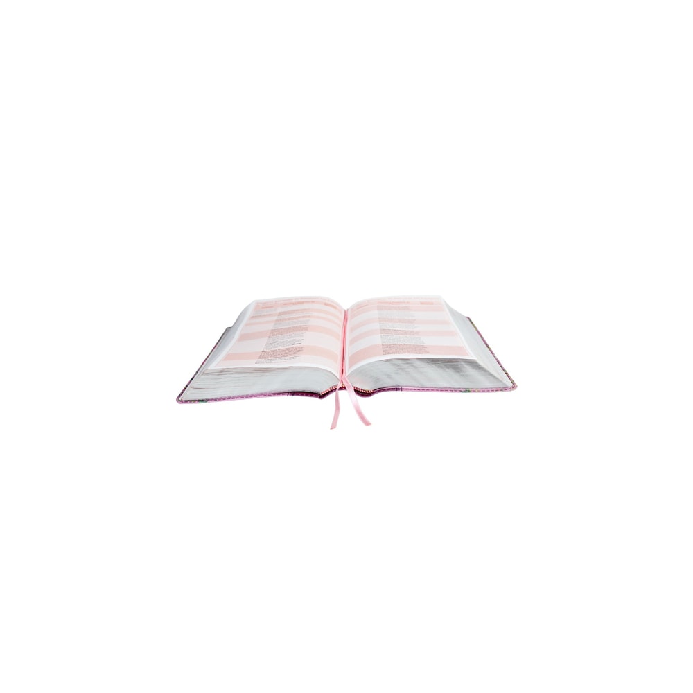 Bíblia de Estudo da Mulher Cristã com Harpa | Letra Normal | ARC | Médio| Rosa