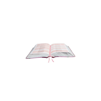 Bíblia de Estudo da Mulher Cristã com Harpa | Letra Normal | ARC | Médio| Rosa