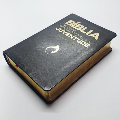 A Bíblia De Estudo Pentecostal Para Juventude | Letra Normal | ARC | Preto Luxo