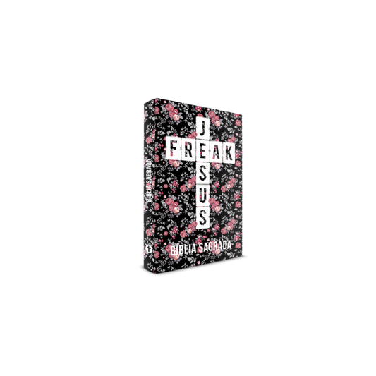 Bíblia Sagrada Jesus Freak | NVI | Capa Dura Floral