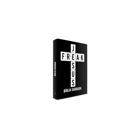 Bíblia Sagrada Jesus Freak | NVI | Capa Dura Preta