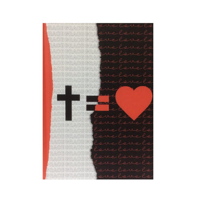 Bíblia Sagrada | Letra Normal | NAA |  Cruz Grace Love Tricolor Branco e Preto